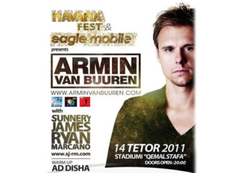 DJ. Armin Van Buuren vjen për herë të parë në Shqipëri
