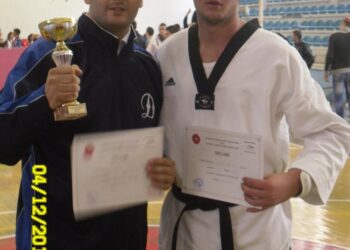 Nuo Rukaj dhe Gjon Gjonaj të parët në Kupën e Shqipërisë në Taekwondo