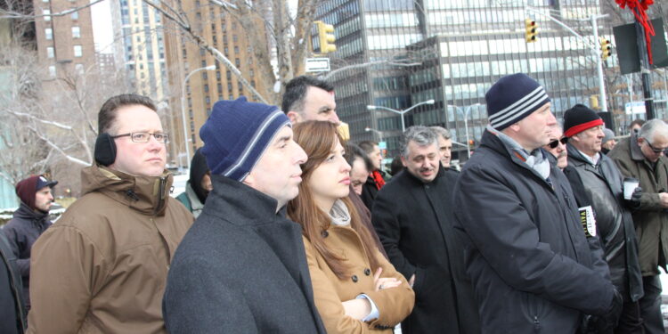 Protestë para OKB në Nju Jork, kundër raportit të Dik Martit