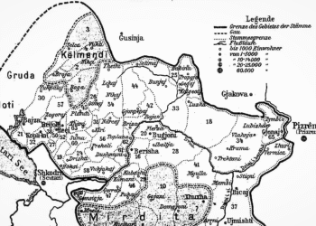 Përcaktimi i kufirit në mes Malit të Zi dhe Shqipërisë në vitin 1914