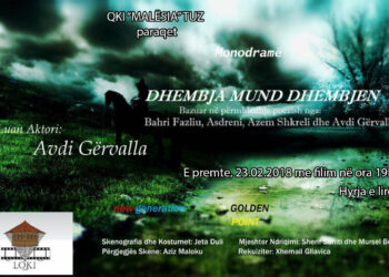 Shfaqja “Dhembja mund dhembjen” e grupit teatral nga Prishtina, të premten në QKI Malësia