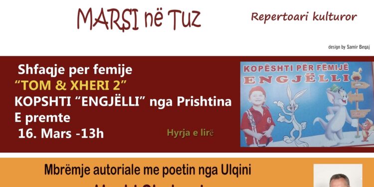 Repertoari kulturor i QKI “Malësia” – Tuz për muajin Mars