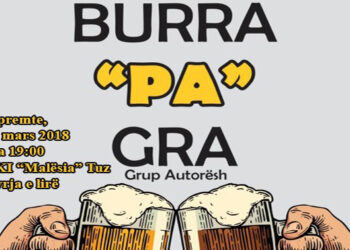 Njoftim: Do të shfaqet drama “Burra pa gra” në QKI Malësia në Tuz