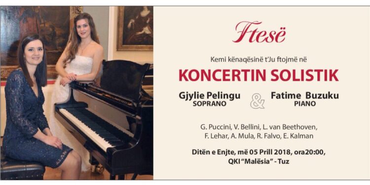 Njoftim: Koncert recital i sopranos Gjylie Pelingu