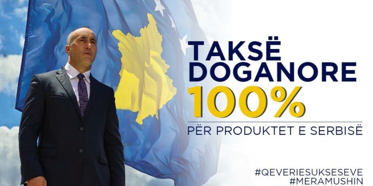 Haradinaj rrit taksën doganore për Serbinë në 100 për qind