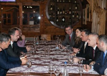 Presidenti Meta takohet me përfaqësuesit e partive politike shqiptare në Tuz