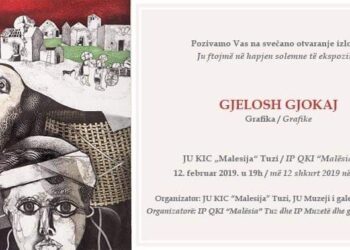 Ekspozitë e grafikave të piktorit më të njohur malësor Gjelosh Gjokaj