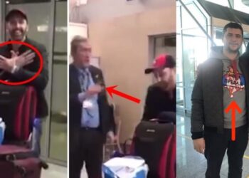 Doganierit malazias të cilit i pengonte shqiponja shqiptare, pozon me një shovinist serb