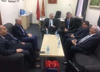 Kryebashkiaku i Lezhës, Fran Frrokaj dhe Ambasadori i Kosovës në Maqedoni, Gjergj Dedaj, vizituan Komunën e Tuzit