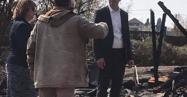 Komuna siguron strehë për familjen e cila mbeti pa shtëpi nga zjarri (Video)