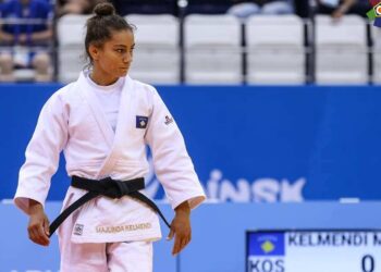 Majlinda Kelmendi fitojë medaljen e artë në Lojërat Evropiane në Minsk të Bjellorusisë