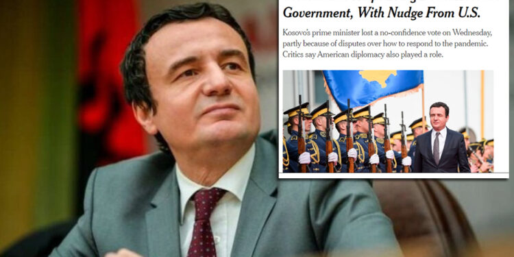 Mediat botërore – Rrëzimi i Kurtit u drejtua nga SHBA