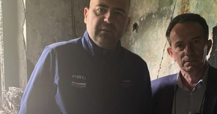 Kurtezi: Me keqardhje kam vizituar rrenojat e djegura të shkollës shqipe në Dacaj