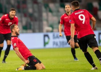 Shqipëria fiton Bjellorusinë në Minsk