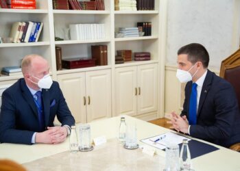 Kryeparlamentari i Gucisë, Bujar Hasangjekaj, takohet me Kryeparlamentarin e MZ, Aleksa Beçiq