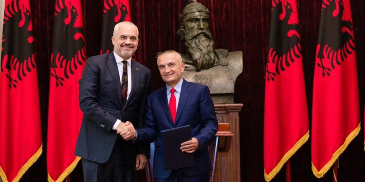 Presidenti Meta dekreton Edi Ramën si Kryeministër
