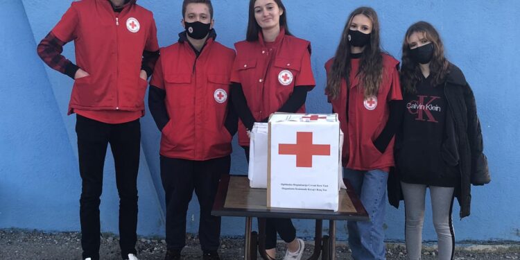 Organizata Komunale Kryqi i Kuq -Tuz me  aktivitetet dhe aksione humanitare