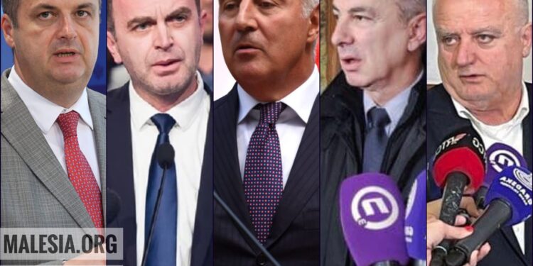 Djukanovic takon liderët e partive shqiptare