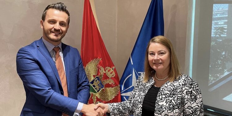 Ministri Dukaj takon ambasadoren e SHBA në Mal të Zi, Xhudi Rajzing Rajnke