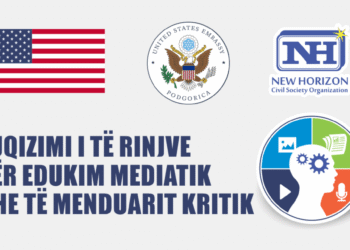 Edukimi mediatik dhe të menduarit kritik – Projekt trajnues për të rinjtë nga Ulqini dhe Tuzi