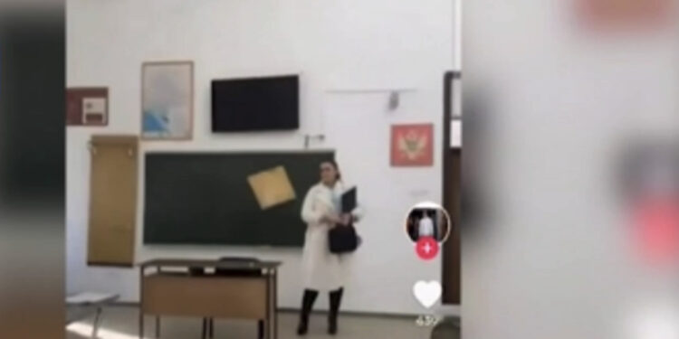 Pamje skandaloze nga Gjimnazi i Tuzit