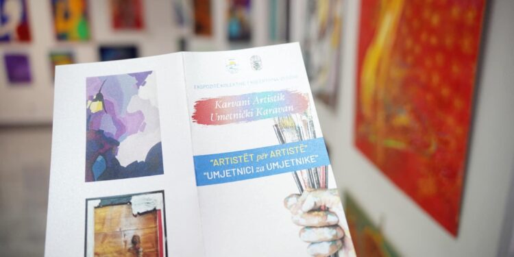 Mbahet Ekzpozita kolektive ,,Karvani Artistik – Artistët për Artistët” dhe ekspozita e Kolonisë artistike ,,Një gotë për Gjeloshin”