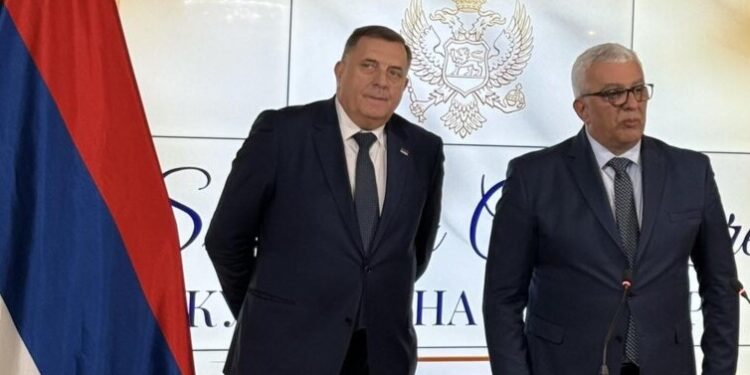 Pas takimit me Putinin dhe Llukashenkon, Dodik takon Mandiqin në Podgoricë