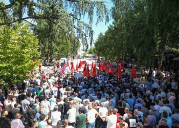 Shqiptarët e Luginës së Preshevës protestojnë kundër diskriminimit nga Serbia