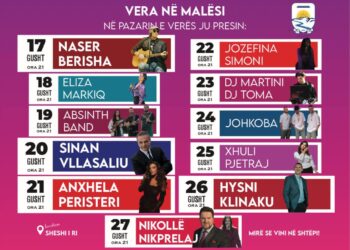“Pazari i Verës” nga 17 deri më 27 gusht, muzikë çdo natë në sheshin e ri në Tuz
