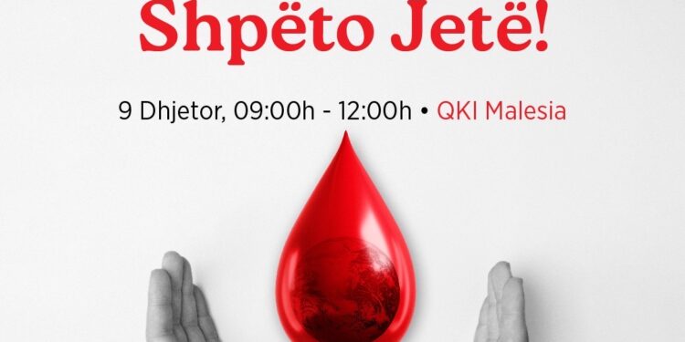 Ftesë për Aksionin e Dhurimit të Gjakut