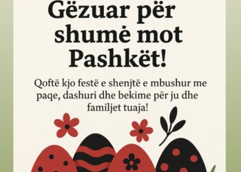 Gëzuar për shumë mot Pashkët!