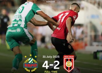 Deçiqi mbyll me dinjitet aventurën evropiane ndaj Rapid Wien