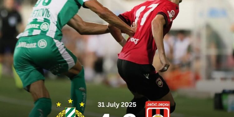 Deçiqi mbyll me dinjitet aventurën evropiane ndaj Rapid Wien