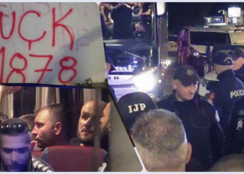 Shtetasi i Kosovës dënohet me 10 ditë burg në Mal të Zi për shkruarje të grafitit