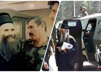 Si po i ngritet monumenti metropolitit antishqiptar Amfilohije, para hundëve të përfaqësuesve politikë shqiptarë ?!