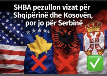 SHBA pezullon vizat për Shqipërinë dhe Kosovën, por jo për Serbinë