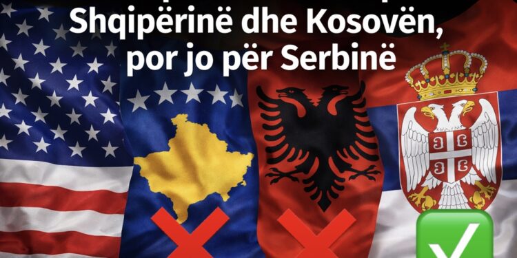SHBA pezullon vizat për Shqipërinë dhe Kosovën, por jo për Serbinë