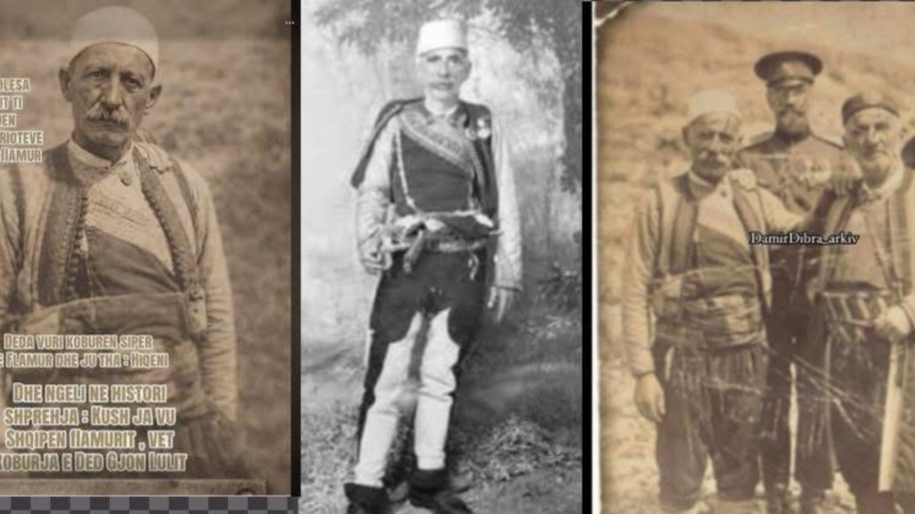 Dy fotografitë e shqiptarit në fotot anësore, janë falcifikatë. Vetëm kjo në qendër është fotografia e Dedë Gjon Lulit.