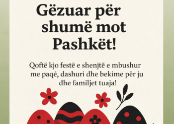 Gëzuar për shumë mot Pashkët!