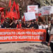 Studentët shqiptarë protestë në Shkup për mbrojtjen e shqipes