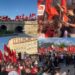 Protestë masive në Shkup për gjuhën shqipe, raportohen arrestime dhe bllokim i studentëve nga Tirana